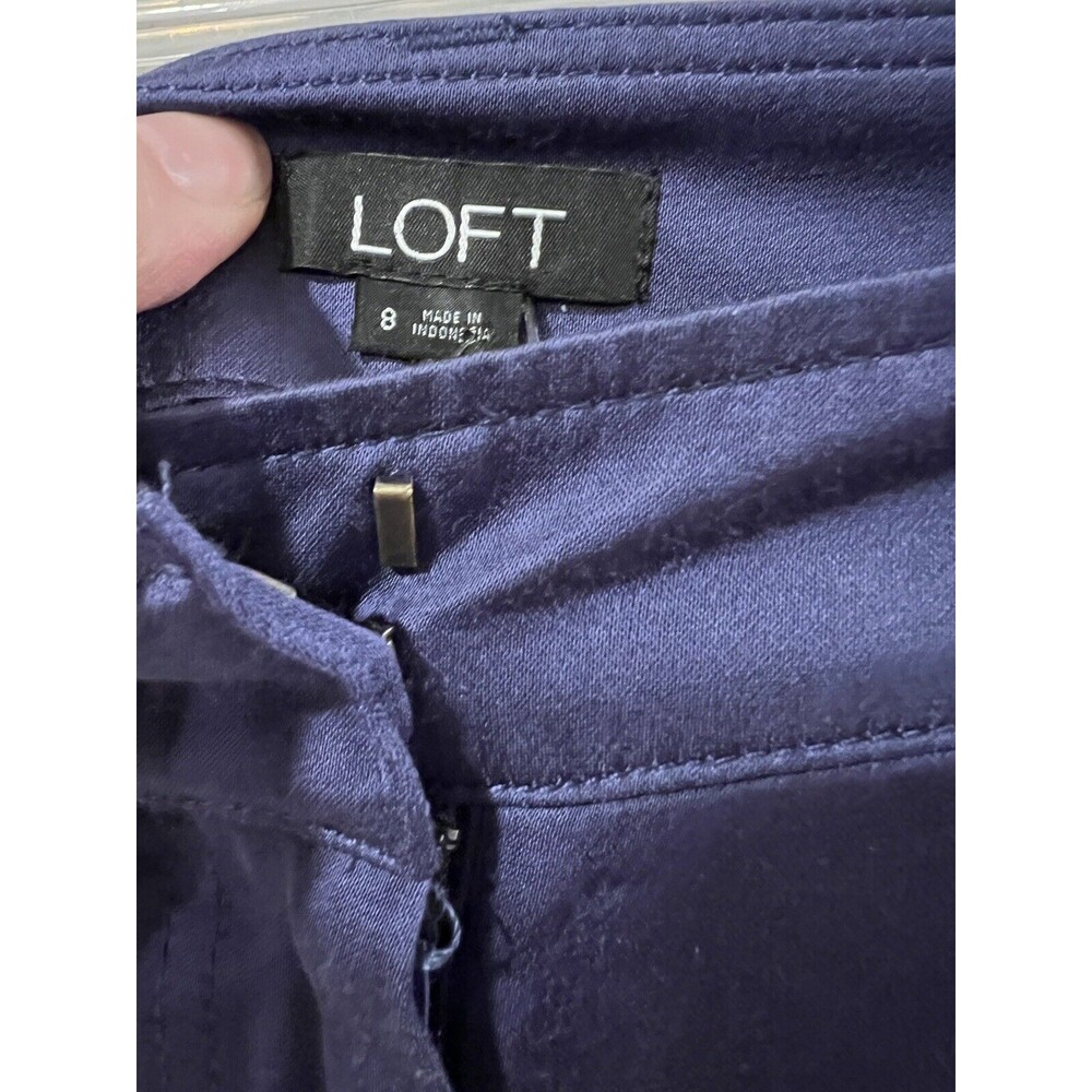 Ann Taylor Loft Pants Women Sz 8 Ankle Jogger Elastic Pockets casual urban New - Picture 5 of 14